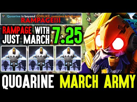 The Only Thing That Quoarine Tinker Can Do!! - 3x Rampage With Just Insane March Army Dota 2