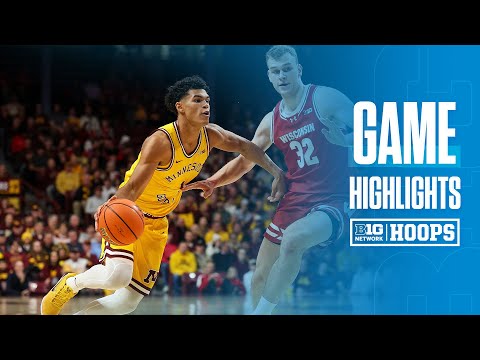 Wisconsin at Minnesota | HIGHLIGHTS | Big Ten Basketball | 01/13/2026