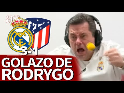 REAL MADRID 3 - ATLÉTICO 1 | La LOCURA TOTAL de RONCERO con el GOLAZO de RODRYGO: "MARADONA" | AS