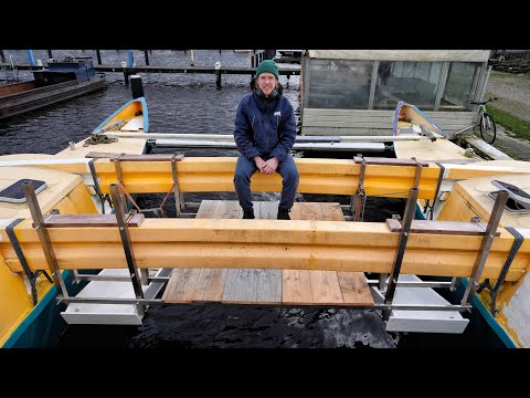 I Built A Cockpit Floor for My Ocean-Going Catamaran | Wildling Sailing