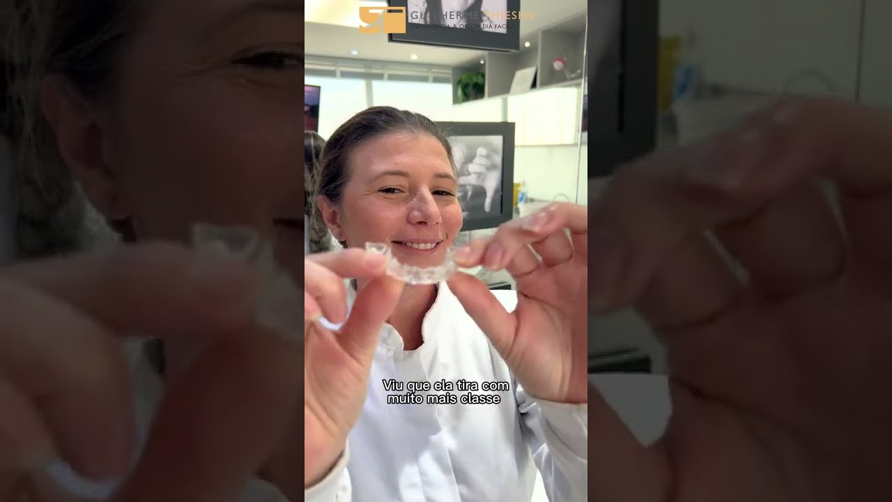 Como retirar e colocar seus alinhadores Invisalign com classe!