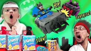 BATMAN & DC SUPER FRIENDS SLAMMERS Surprise Boxes! (Shawn's Circle | Doh Much Fun #11)