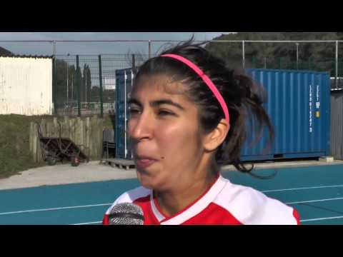 Teslime Karahisarli na de wedstrijd Woluwe-Anderlecht B op 28 09 2013