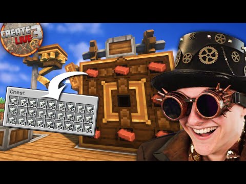 VOLLAUTOMATISCHE Zink Farm! UNENDLICH?! - CREATE LIVE 3 - #14