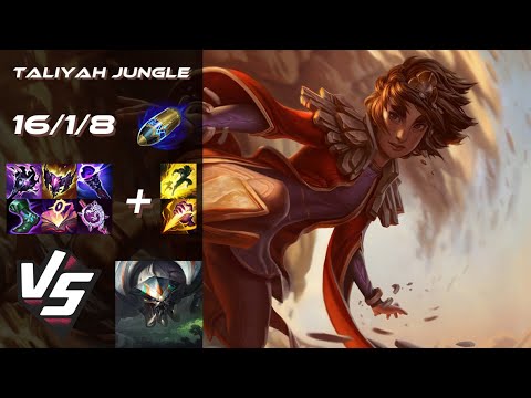 JUNGLE Taliyah vs Skarner - EU Grandmaster Patch 14.10