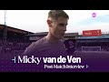 Luton 0-1 Tottenham Post-Match | Micky van de Ven discusses scoring his first goal for Spurs 🎥
