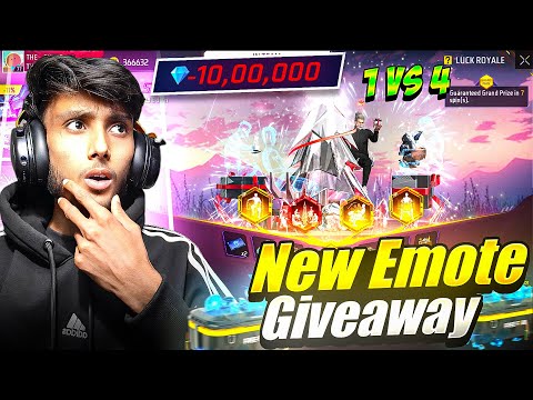 PRANK Raistar win 1,00,000 😱 diamonds 1vs4 || THE RYUZO
