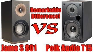 Jamo S 801 vs Polk Audio T15 with Marantz PM7000N | Remarkable Difference!