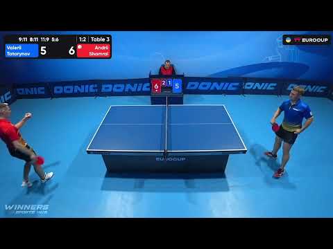 13:15 Valerii Tatarynov  - Andrii Shamrai 05.09.2023 TT Euro.Cup  Ukraine Star. TABLE 3