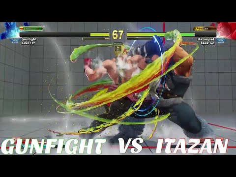 SFV AE- GUNFIGHT(Best ALEX) VS Itazan(ZANGIEF) RANKED MATCH!