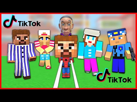 24 SAAT En İyi TİKTOK Çeken Kazanır #4 😱 - Minecraft
