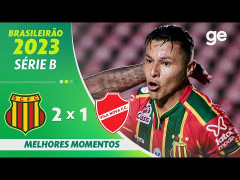 Gols e lances de Sampaio Corrêa x Vila Nova-GO