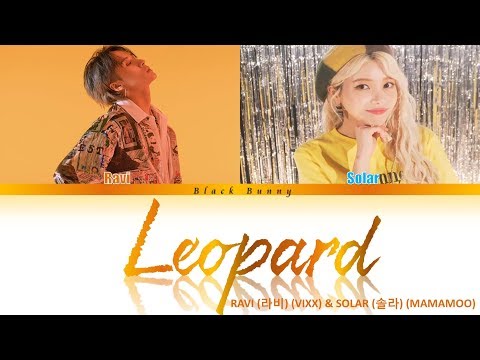 RAVI (라비) - LEOPARD (feat. Solar of MAMAMOO) (Color Coded Lyrics Han/Rom/Eng/가사)