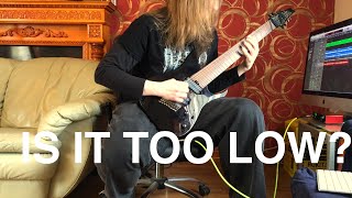 Video thumbnail for 8 String guitar in Drop D sounds mean | Ibanez RGMS8 by JJR Recording