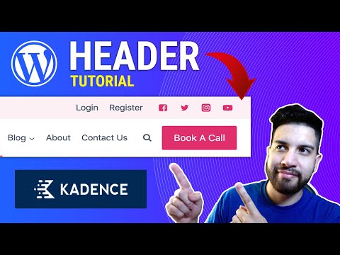 How To Make A Header On Wordpress Using The Kadence Theme ✅ [FREE FULL TUTORIAL]