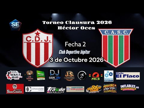 LIGA CENTRO | CLUB DEPORTIVO JUPITER VS CLUB ATLETICO SANTA CRUZ