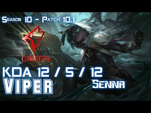 GRF Viper SENNA vs LUCIAN ADC - Patch 10.1 KR Ranked