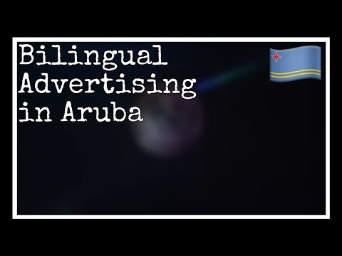 Bilingual Advertising in Aruba (Telearuba)