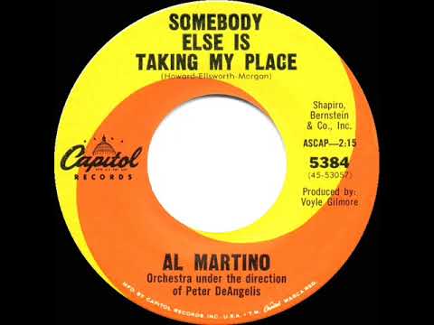 1965 Al Martino - Somebody Else Is Taking My Place