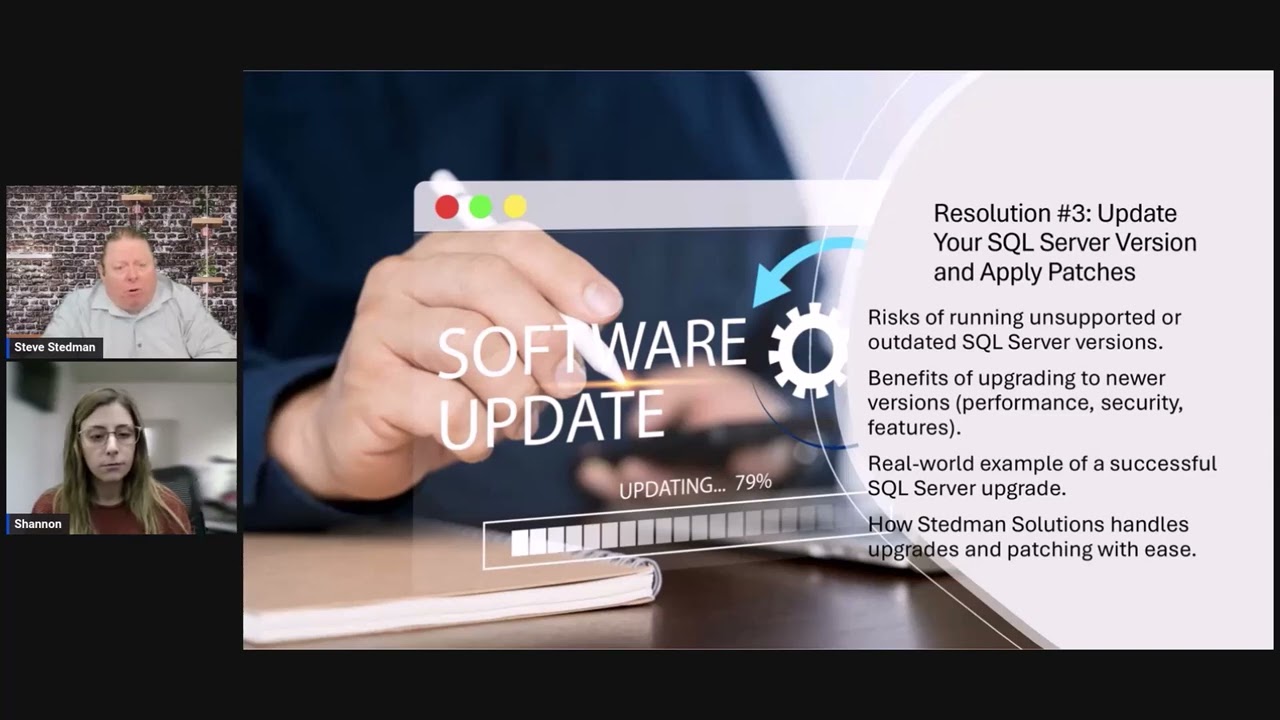 Update your SQL Server Version and Apply Patches