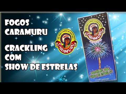 FOGUETE COLORIDO 1.5" CRACKLING COM SHOW DE ESTRELAS CARAMURU