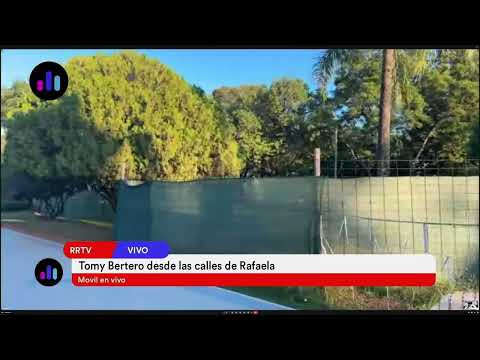 Tomas Bertero en las calles de Rafaela en vivo