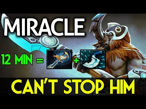 Miracle- Dota 2 [Magnus] Can't Stop Him 12min Dagger +  Echo Sabre