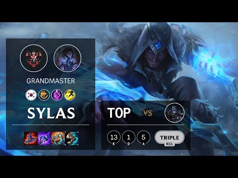 Sylas Top vs Shen - KR Grandmaster Patch 10.20