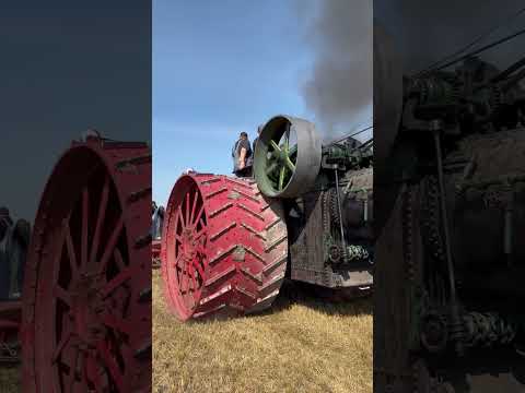 150 Case pulling 51 John Deere plows - 2024 #150Case #steamengine #plowing
