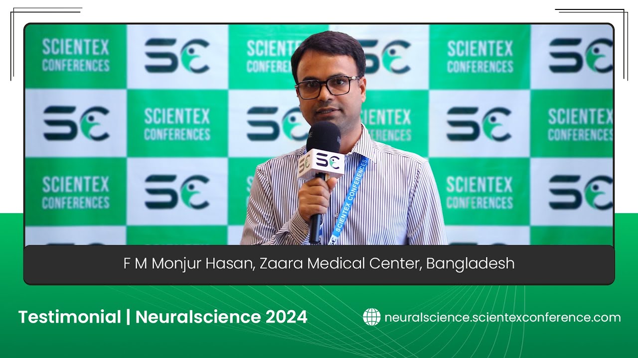 Testimonial by F M Monjur Hasan | Neuroscience 2024