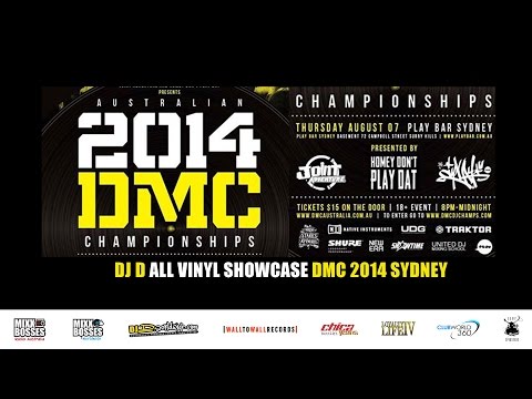 DMC - DJ D FEMALE TURNTABLIST ALL VINYL SHOWCASE FOR DMC CHAMPIONSHIPS 2014