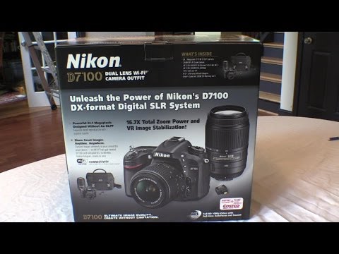 Nikon D7100 - Unboxing Costco's camera mutli-lens outfit