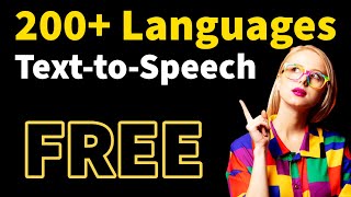 Multi-Language Text to Speech AI (FREE multi-language ai voice genration software)