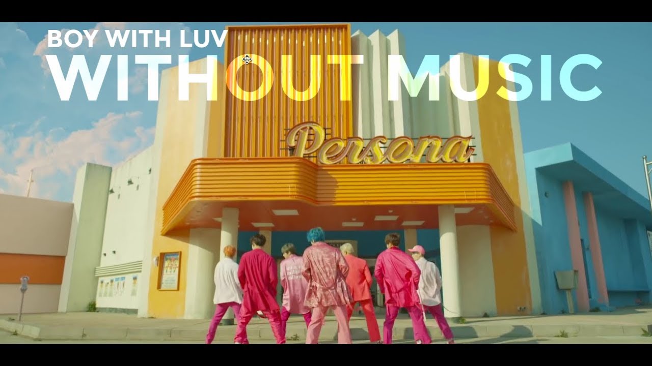 BTS - BOY WITH LUV (WITHOUT MUSIC) 방탄소년단