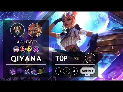 Qiyana Top vs Lucian - NA Challenger Patch 10.9