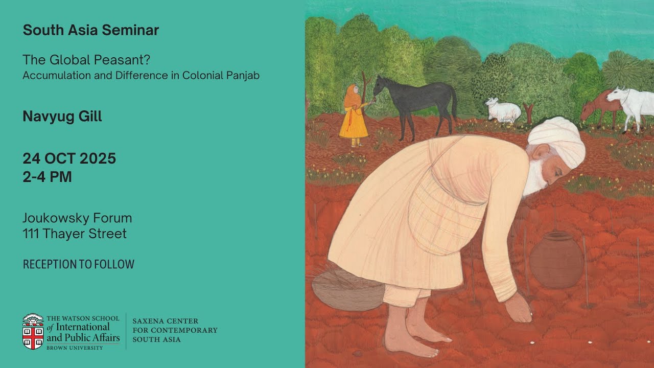Navyug Gill - The Global Peasant? Accumulation and Difference in Colonial Panjab