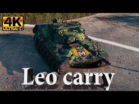 Leopard 1 10403 DMG, 10 Kills, 1724 EXP | Ultra HD 4K | World of Tanks GOD MODE Gameplay