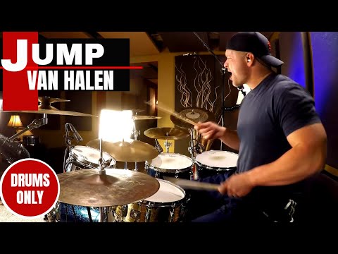 Van Halen - Jump - Isolated Drums Only (🎧High Quality Audio)