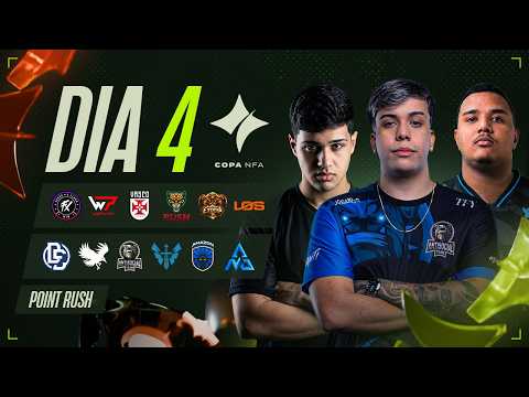 COPA NFA SPLIT 1 26 🟢 POINT RUSH | DIA 4 - QUEM AMASSA NAS QUEDAS DE HOJE? #copanfa