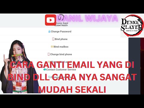 CARA GANTI EMAIL YANG DI BIND DLL - DEMON SLAYER BLADE OF HASHIRA 🔥