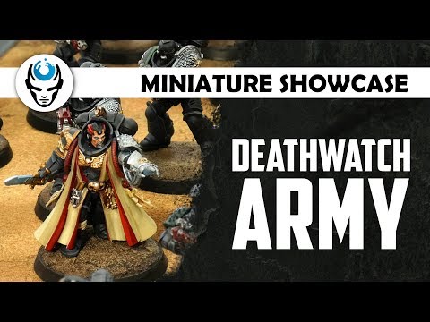 DEATHWATCH ARMY - LVL 3 MINIATURE SHOWCASE 4K