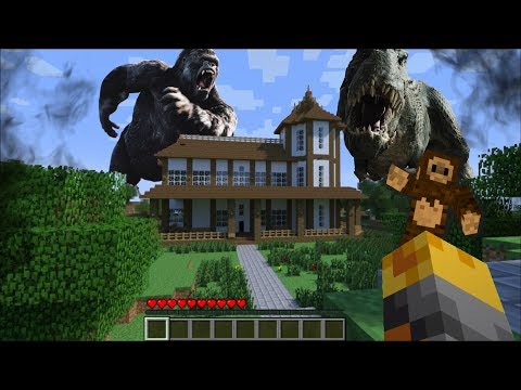MC Naveed - Minecraft - GIANT KING KONG APPEARS IN MY HOUSE IN MINECRAFT !! Minecraft Mods