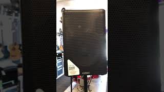 Quick review of the QSC CP12 Powered PA Speaker