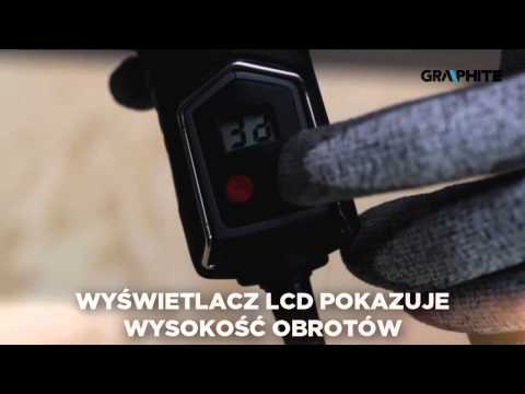 Mini šlifuoklis GRAPHITE 59G019: 170W, 8000-35000 aps/min, 190 priedų video