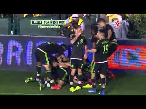 Gol Paul Aguilar| USA 2-3 México| 10/10/15