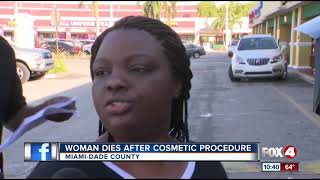 Miami woman dies after cosmetic procedure