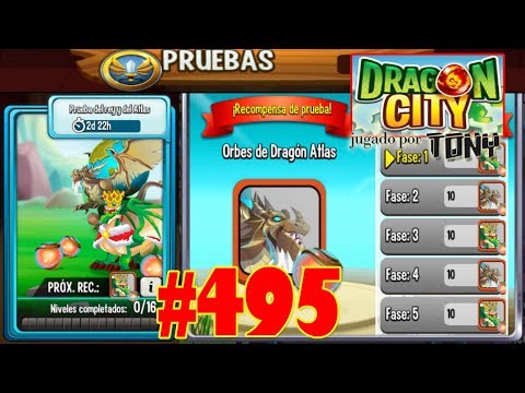 Dragon City "Capítulo 495 - Prueba de Orbes: Dragón Rey y Dragón Atlas" por Tony