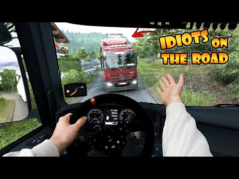 IDIOTS on the road #91 - Undercover ADMIN! | Real Hands Funny moments - ETS2 Multiplayer