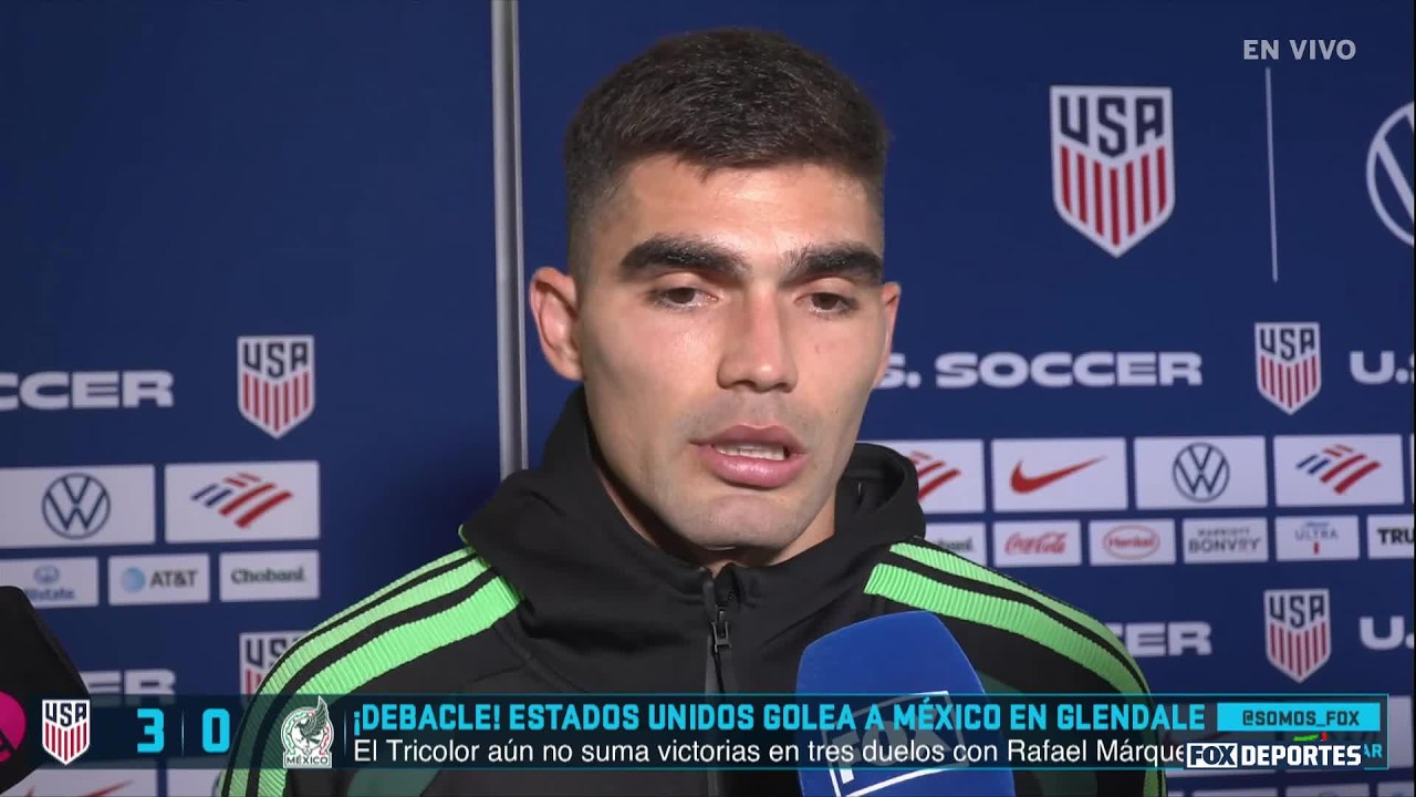 USA 3-0 MÉXICO, "debemos pensar más en el equipo", Johan VÁSQUEZ dio la cara | Cuadro Titular