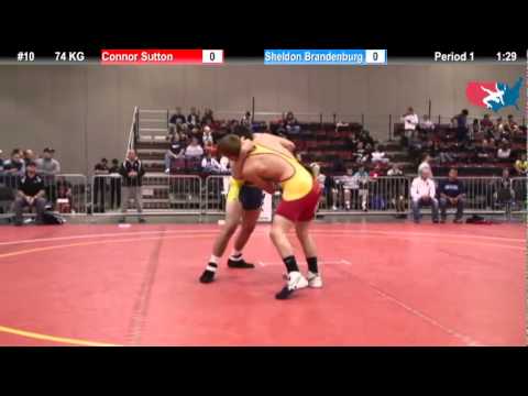 FILAJRGR: 74 KG: Connor Sutton (Happy Yo) vs. Sheldon Brandenburg (Cleveland WC)